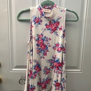 Floral sleeveless top